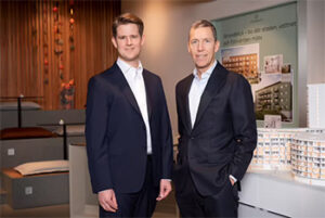 Carl Lundin och Johan Tengelin på Magnolia Bostad.